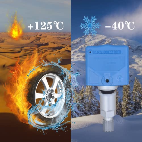 AdvanEX حساس ضغط الإطارات AdvanEX 315 ميجاهرتز متوافق مع نيسان 350Z GT-R ألتيما ماكسيما إنفينيتي M35 M45 QX56 FX35 FX45، مجموعة من 4 قطع - Image 4