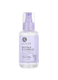 L LUSETA Luseta Biotin B-Complex Hair Oil Thickening & Strengthening for Thin and Dry Hair Promote Hair Growth 3.38oz 