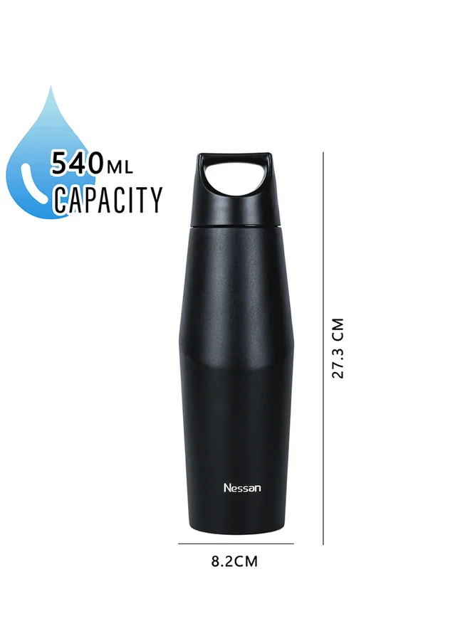 نيسان حافظة سفر نسان معزولة بالتفريغ أسود ٥٤٠ مل