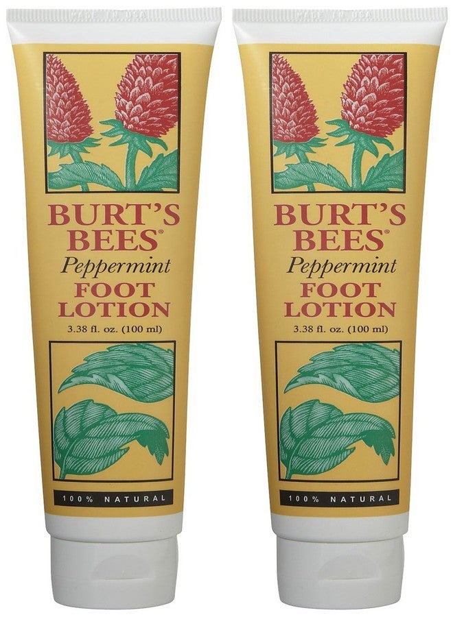 Burt's Bees Foot Creme, Peppermint, 3.38 oz, 2 pk