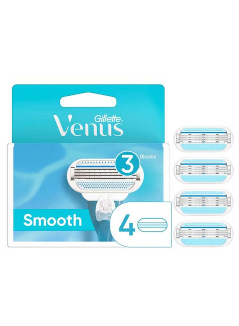 فينوس شفرات حلاقة للبشرة الحساسة - 4 قطع