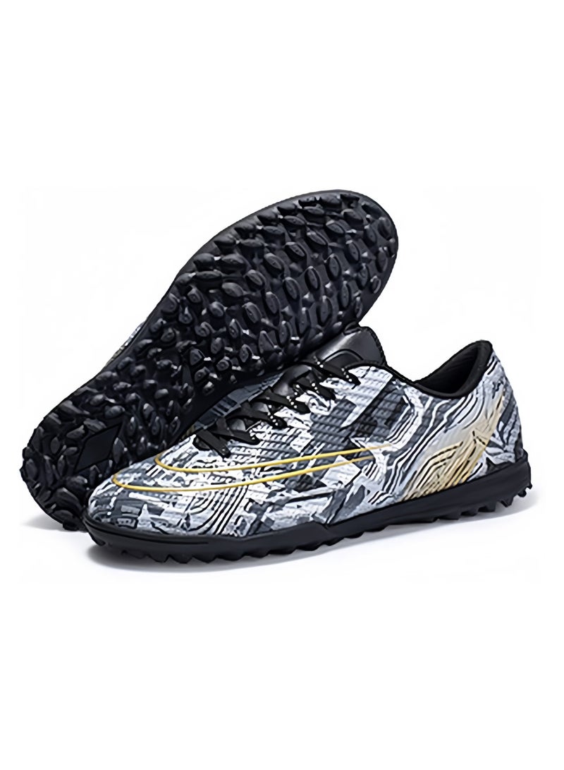 SKT Shiketro Men's and Women's Youth Competition Short Spike Training Shoes for Campus, Physical Education Class, and Artificial Turf Soccer Boots - Image 1