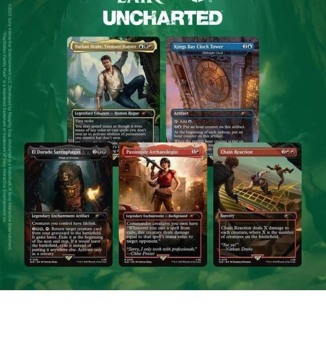 MTG Magic the Gathering Secret Lair x Uncharted - Image 1