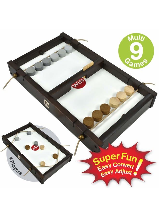 I'm Shooz n TOZZ: Wooden Multi Tabletop Indoor Portable Board Games for Kids and Family - Image 4