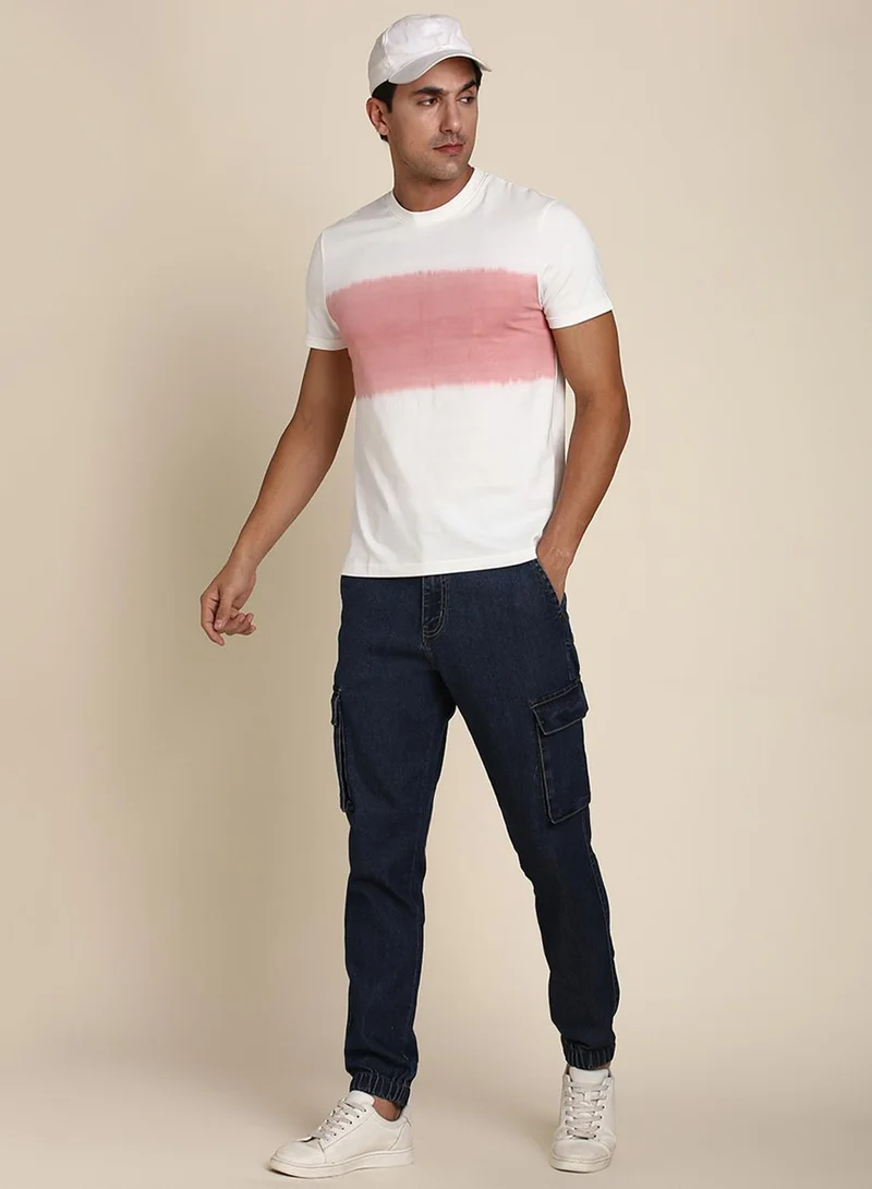 دينيس لينغو جينز رجالي أزرق قطن 1% بقصة عادية وطول كامل