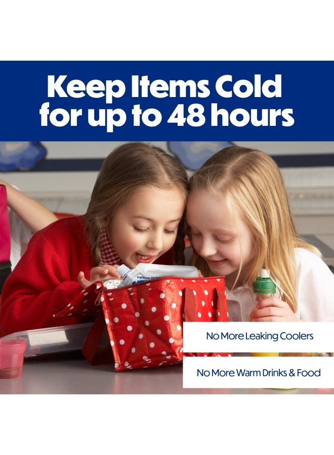 Cooler Shock Set Of 5  Lunch Bag Size Ice Packs High Performance 18 Degree Fahrenheit Using Phase Change Science To Achieve 8 10 Hour Cooling Avoid Spoilage So You Can Eat Your Lunch - Image 3