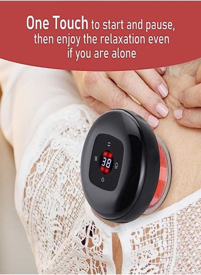 HTC - Intelligent Breating Suction Cupping Massage Instrument - Red - Image 1