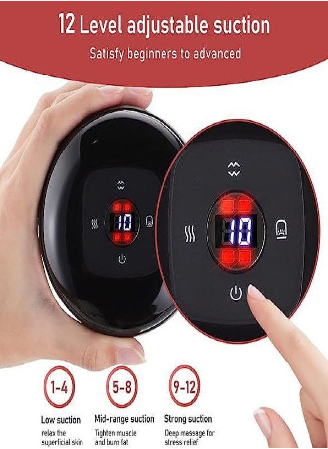 HTC - Intelligent Breating Suction Cupping Massage Instrument - Red - Image 1