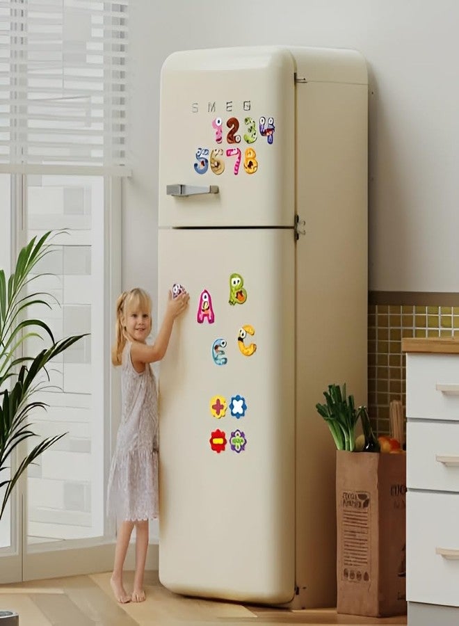 ARIDAM Magnetic Alphabet Letters, Colorful Monster Design, Educational Learning Toy for Kids, Chalkboard Compatible,Spelling Toy for Refrigerator, Blackboard & Metal Surfaces, Ideal - Image 5