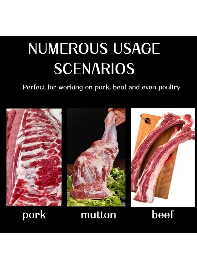 Rib Prep Pro - أداة تقشير الأضلاع وإزالة الغشاء المصنوعة من الفولاذ المقاوم للصدأ لمحبي الشواء والطهاة! مزودة بمشبك قوسي ومقبض مانع للانزلاق، لإزالة غشاء الأضلاع بسهولة تامة من أجل تحضير مثالي للأضلاع (قطعة واحدة) - Image 3