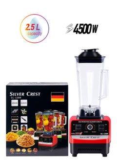 SILVER CREST 2.5L 4500W BPA Free Heavy Duty Blender Mixer Electric High Speed Juicer Food Processor Ice Smoothies Crusher Blander  - Image 1
