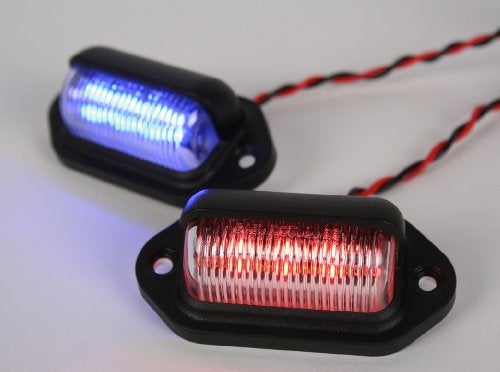 Pilotlights.net LED Convenience Courtesy LED Light - RED LEDs - Waterproof, Compact 12vdc Fixture Truck, Auto, RV, Aircraft lighting - Image 4