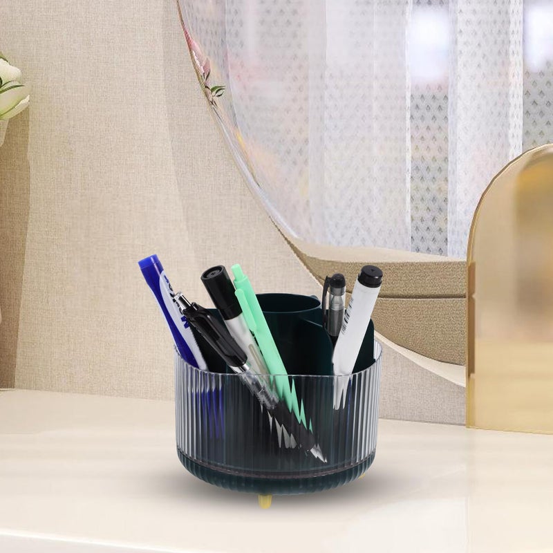 Rotatable Makeup Brush Holder Organizer Cosmetic Brush Cup for Bathroom Vanity - Image 5