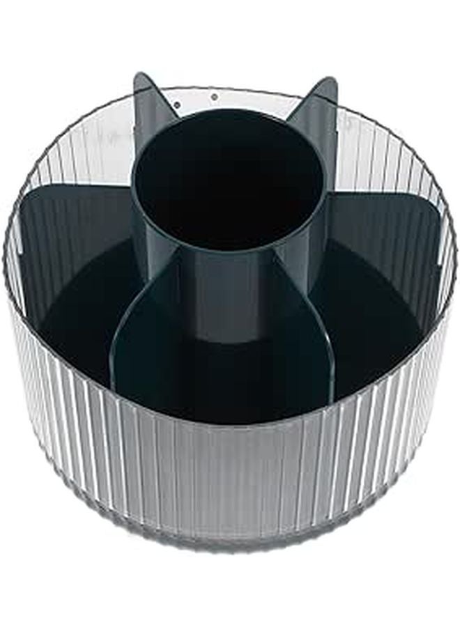 Rotatable Makeup Brush Holder Organizer Cosmetic Brush Cup for Bathroom Vanity - Image 1