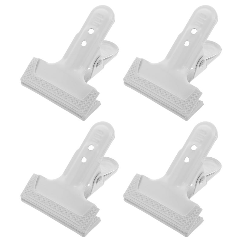4pcs Backdrop Holder Clips: Photography Heavy Duty Metal Spring Clamps - Background Cloth Fastening Clamps For Studio And Video Recording - Image 1