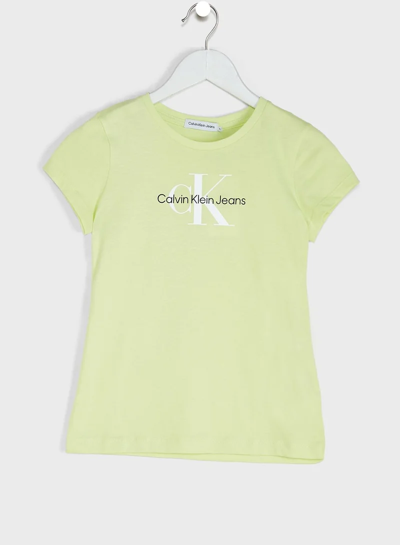 Calvin Klein Jeans Kids Monogram Logo T-Shirt