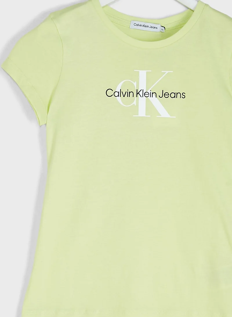 Calvin Klein Jeans Kids Monogram Logo T-Shirt