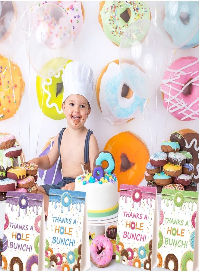BQC 24Pcs Donut Goody Bags - Thanks A Hole Bunch Theme Party Favors and Decorations - Grow Up Party Supplies for Girls Kids - Image 4