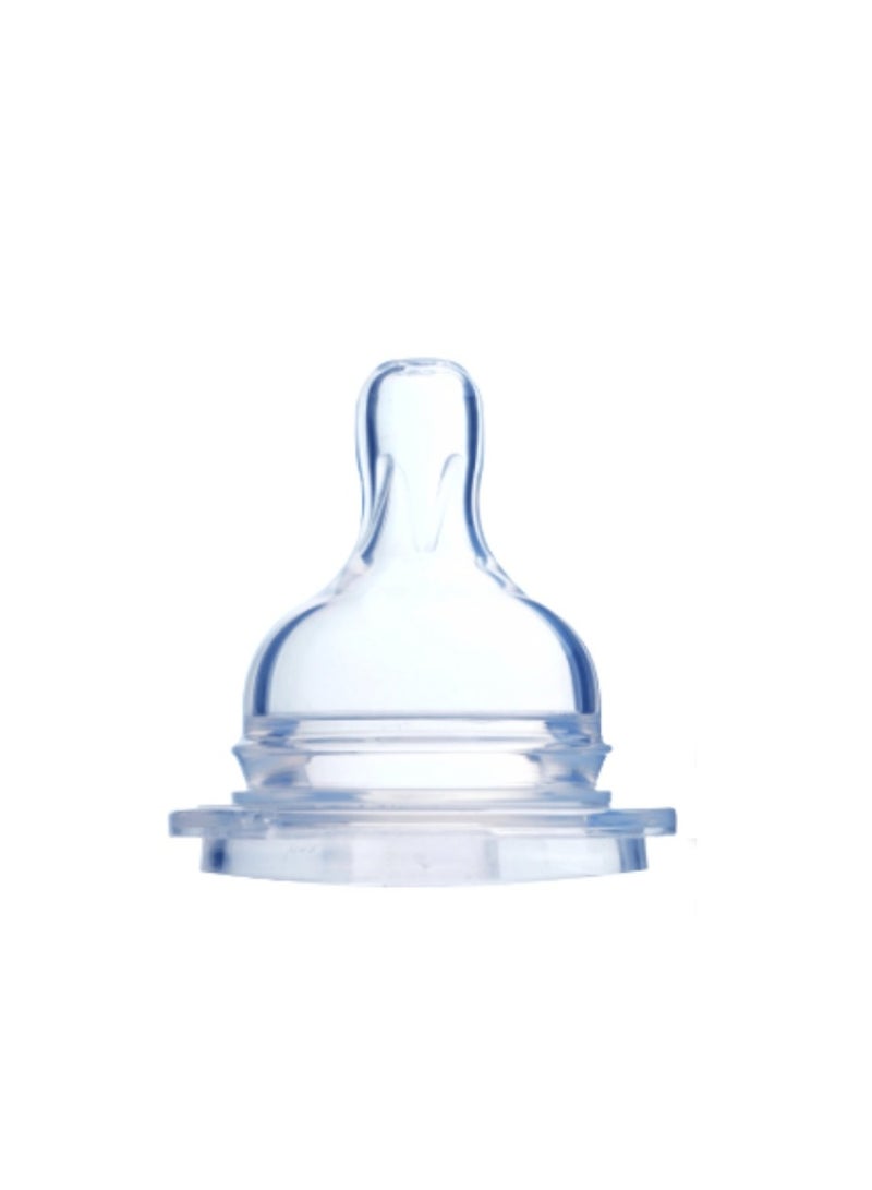 جابلو حلمة سيليكون متعددة التدفق مضادة للمغص لزجاجة رضاعة ذات عنق واسع وتدفق متعدد - Image 1