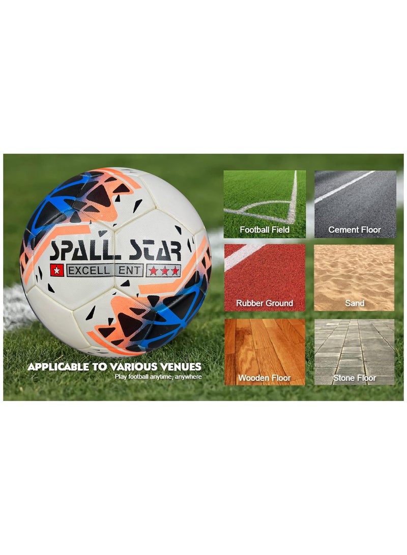 سبال كرة القدم كرة القدم لمباريات كأس العالم أفضل كرة مقاومة للماء للاستخدام في الأماكن المغلقة/الخارجية للتدريب الاحترافي ومطابقة الرجال والنساء للشباب والكبار - Image 3