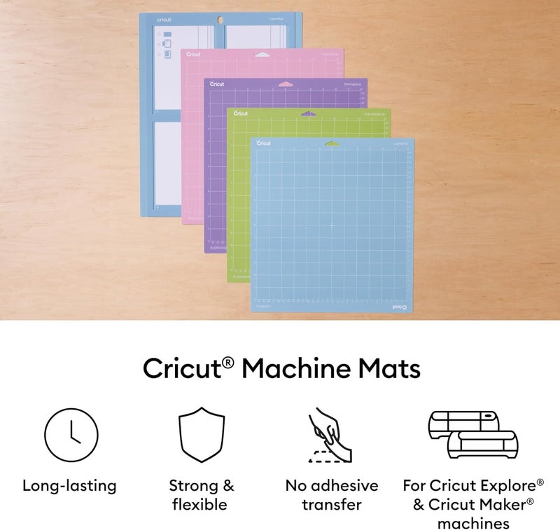 كريكيت Stronggrip Cutting Mat 3 Pack, 12"x12", Purple, 3 Count حصيرة قطع كريكت Stronggrip 3 حزمة، 12"x12"، أرجواني، 3 قطع - Image 2