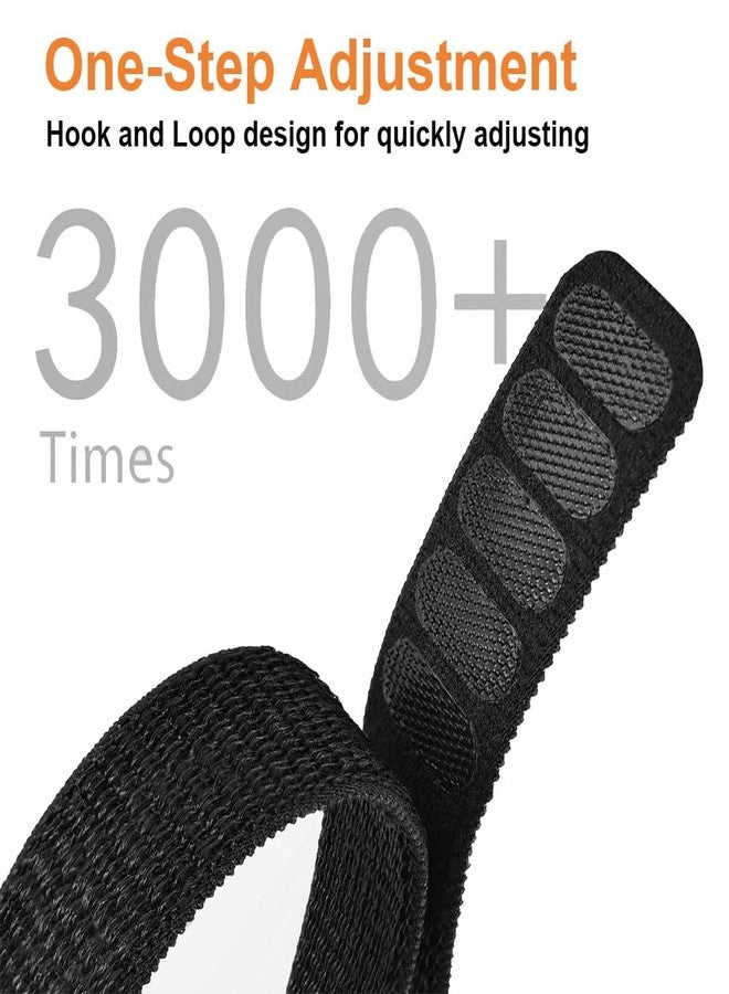 Sankel Nylon Loop Compatible for Hume Band Replacement, Womnen Men Adjustable Breathable Soft Wristband Strap for Hume Health Band Fitness Tracker (Black) - Image 3