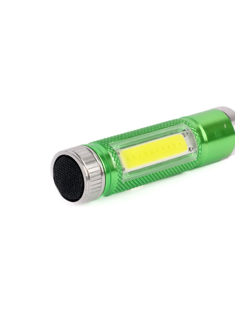 LUSTER Small flashlight with silicone hook green - Image 3