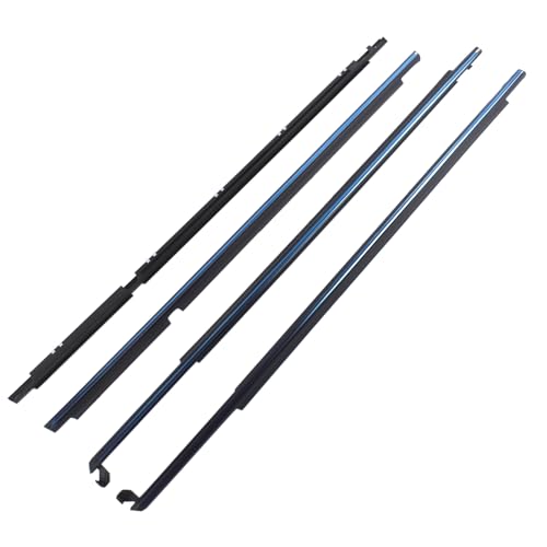 Flynsu Weatherstrip Window Molding Trim Seal Belt Set Replacement for 19952002 Toyota Corolla 7571002050 7572002050 7573002040 7574002040 - Image 3