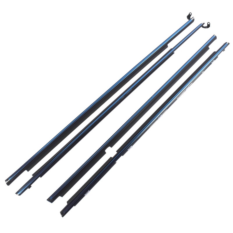 Flynsu Weatherstrip Window Molding Trim Seal Belt Set Replacement for 19952002 Toyota Corolla 7571002050 7572002050 7573002040 7574002040 - Image 2