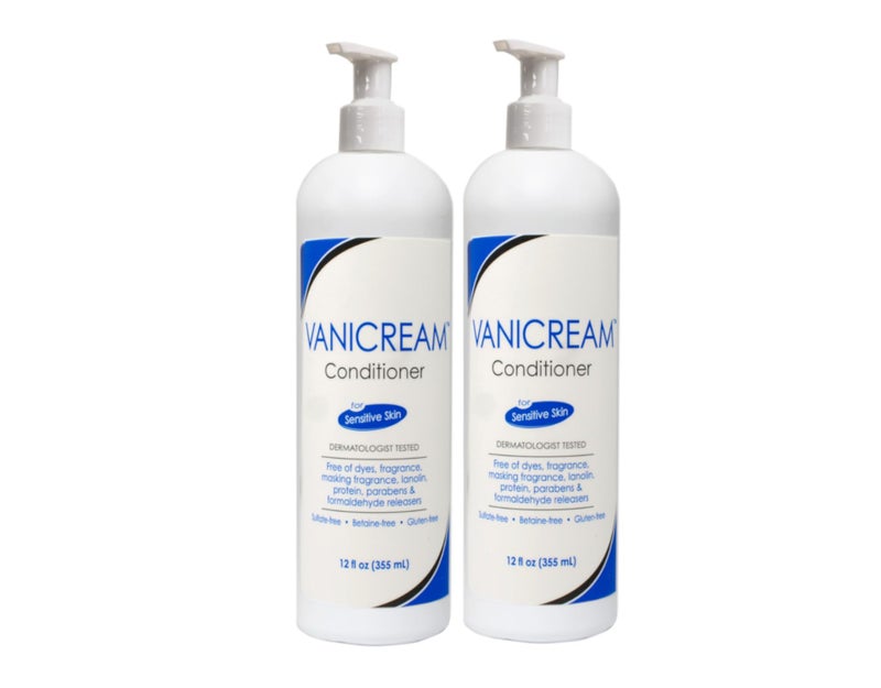 Vanicream Conditioner for Sensitive Skin Free of Dyes Fragrance Lanolin Parabens and Formaldehyde Releasers Dermatologist Tested 12 fl oz Pack of 2
