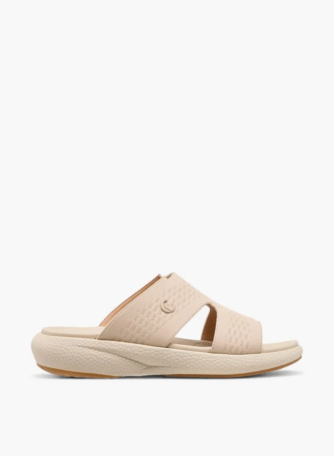 Men's Textured Slip-On Comfort Sandals