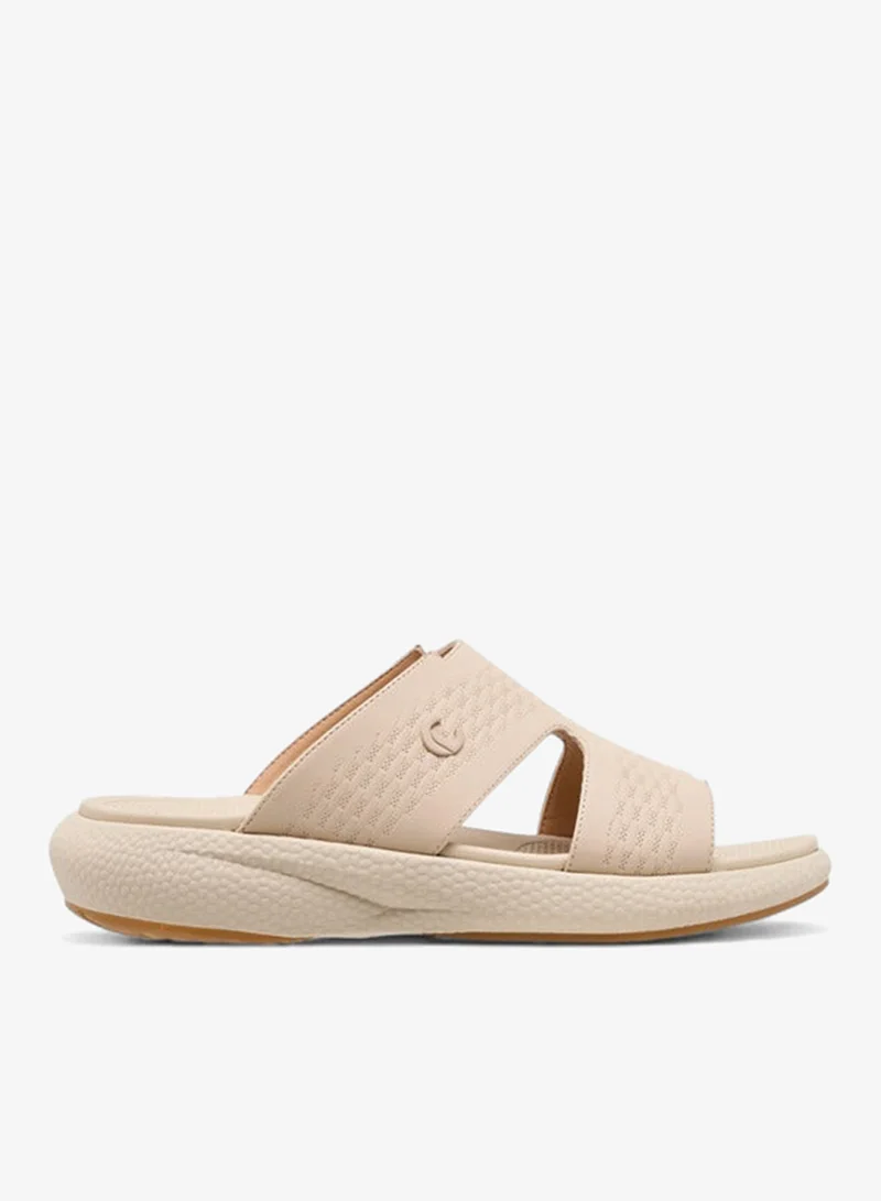 Men's Textured Slip-On Comfort Sandals