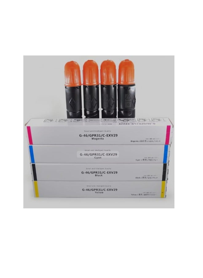 IG EXV 29 Toner Cartridge Combo (Black, Cyan, Magenta, Yellow) – Compatible with imageRUNNER ADVANCE C5030 / C5035 / C5045 / C5051 – Up to 19,000 Pages (Black) & 13,000 Pages (Colors) - Image 5