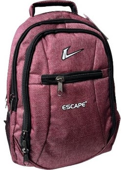 ESCAPE Backpack Laptop Compartment Sports and School Backpack Fabric Bag Outdoor Daily Use 30X43X13 Claret Red  - Image 4