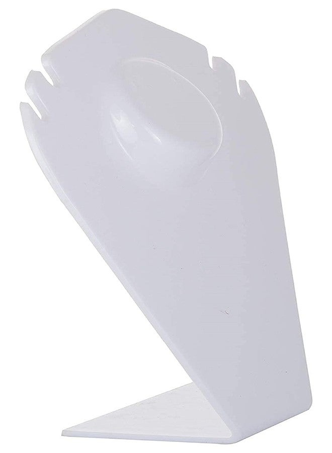Arah White Plastic Necklace Display Stand (8.5 inch) - Image 2