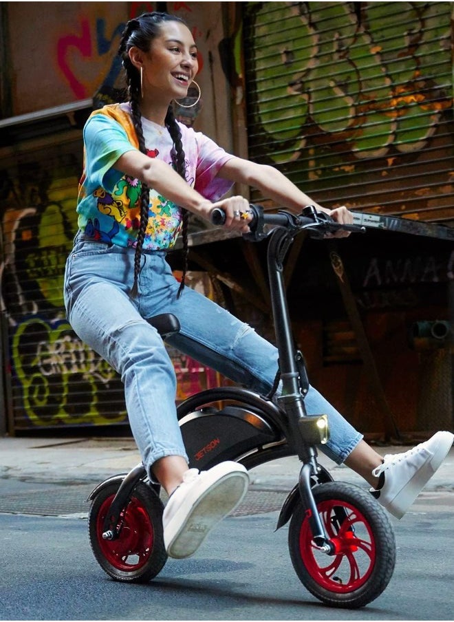 Refurbished - Bolt Folding Electric Ride-On Bike, Easy-Folding, Built-in Carrying Handle, Twist Throttle, Up to 15.5 MPH, Ages 13+