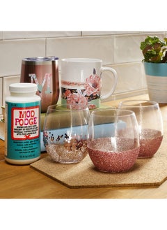 Mod Podge Dishwasher Safe Waterbased Sealer Glue And Finish (8 Ounce) Cs15059 Gloss 8 Ounce  - Image 4