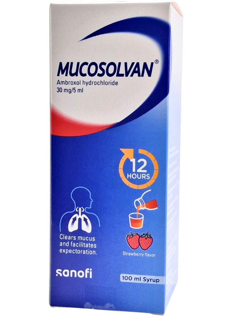 MUCOSOLVAN 30MG/5ML SYRUP 100ML