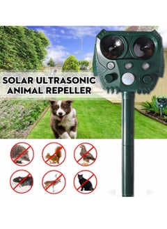 General Waterproof outdoor cat repellent - pigeon repellent scares birds, outdoor - repellent cats, dogs, bats, wild boars, moles - pigeons and wildlife with light and sound  - Image 4