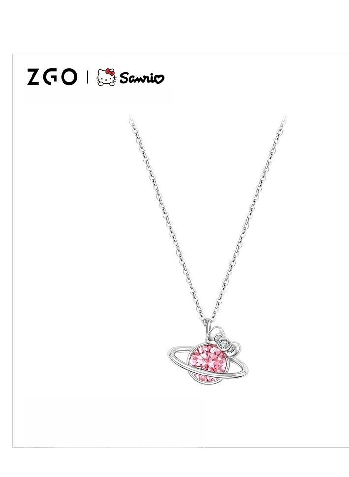 ZGO Pure Silver Necklace , Birthday And School Start Gift, Exquisite Jewelry  - Image 1
