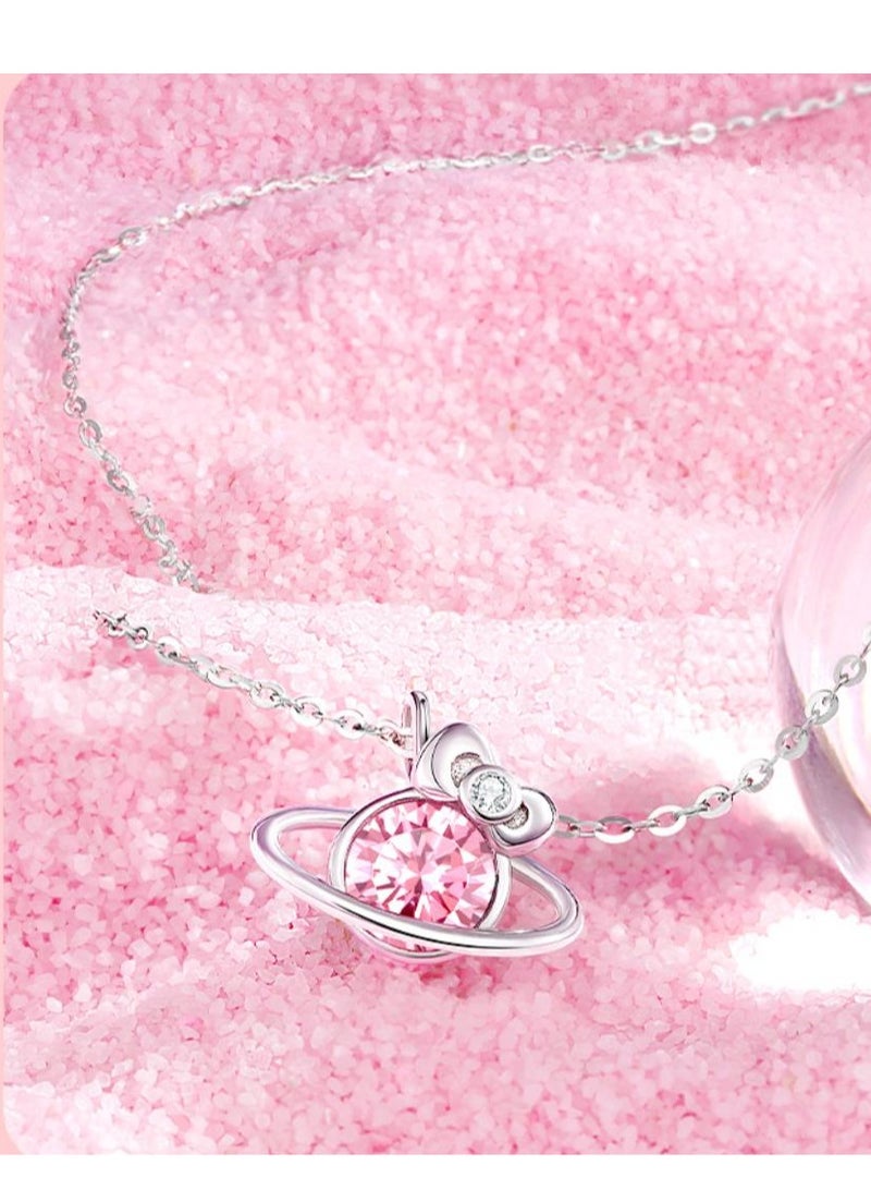 ZGO Pure Silver Necklace , Birthday And School Start Gift, Exquisite Jewelry  - Image 3