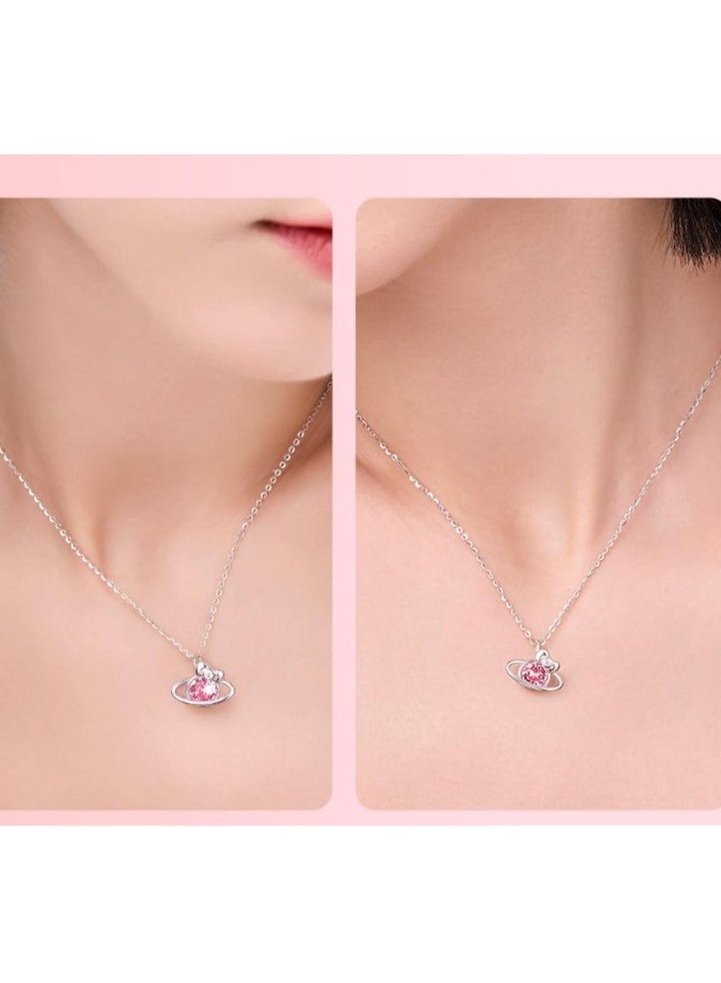 ZGO Pure Silver Necklace , Birthday And School Start Gift, Exquisite Jewelry  - Image 4