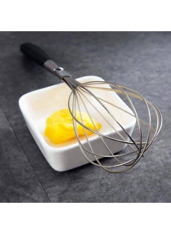 Stainless Manual Egg Beater for Beating Eggs, Béchamel and Cream - Image 4
