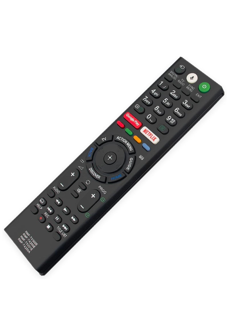 RMF-TX300E RMF-TX200E RMF-TX201E RMF-TX200A Voice Remote Control Fit for for Sony Smart LED TV KD-49XE8096, KD-49XE8396, KD-55XE8096, KD-55XE8396, KD-43XE8096, KD-43XE8396, KD-49XE8005, KD-49XE8077