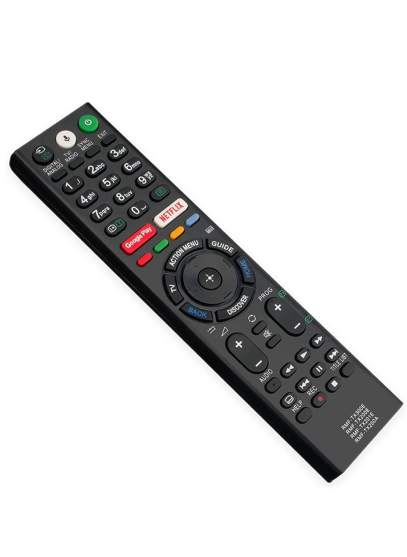 RMF-TX300E RMF-TX200E RMF-TX201E RMF-TX200A Voice Remote Control Fit for for Sony Smart LED TV KD-49XE8096, KD-49XE8396, KD-55XE8096, KD-55XE8396, KD-43XE8096, KD-43XE8396, KD-49XE8005, KD-49XE8077