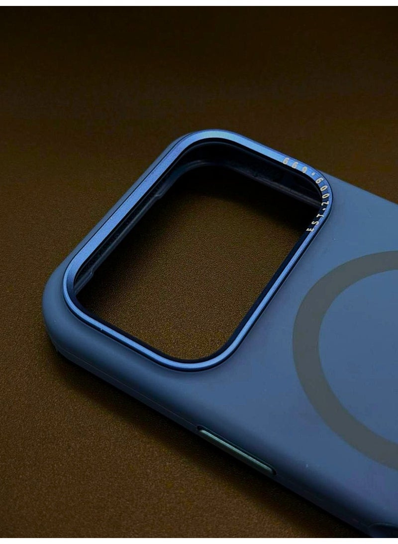 general Premium Silicone MagSafe Case for iPhone 17 Pro Max – Slim, Shockproof, Magnetic Wireless Charging Compatible Protective Cover (Navy blue) - Image 3