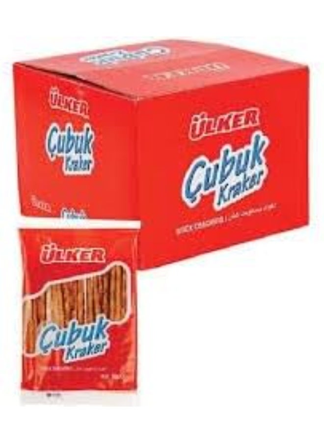 Ulker Ülker Salted Sticks, Classic Crunchy Pretzel Snacks, Multipack of 6 x 30g - Image 3
