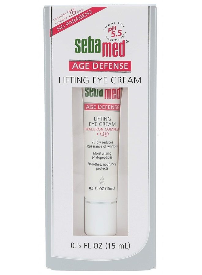 Sebamed Anti Aging Q10 Lifting Age Defense Eye Cream 15 mL pH 5.5 for Sensitive Skin Reduces the Appearance of Wrinkles Made in Germany - Image 1