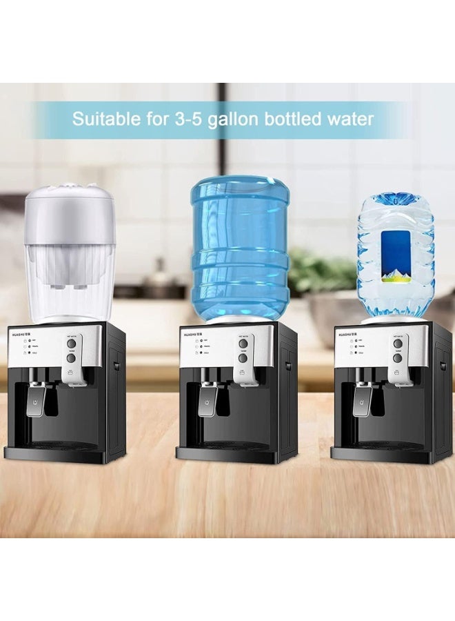 RUIYADA Top Loading Water Cooler Water Dispenser,5 Gallon Water Dispenser 3 Temperature Settings Hot Cold & Room Water Detachable Design & Excellent Heat Dissipation for Bedroom Studio Office Grocery Store(White & Black) - Image 3