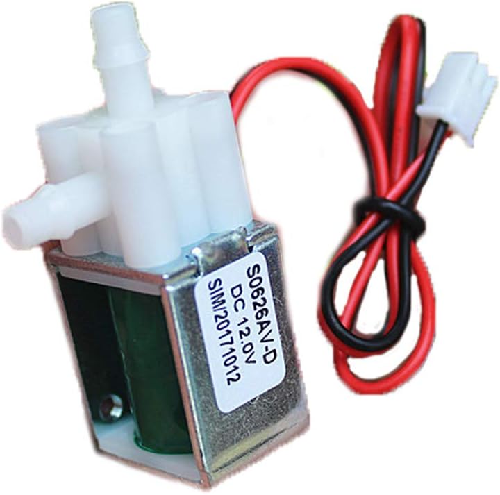 WSDMAVIS 1 Pcs Mini Micro Electric Solenoid Valve DC 12V Normally Closed Magnetic Water Air Control Valve Tools 0-450mmHG - Image 1